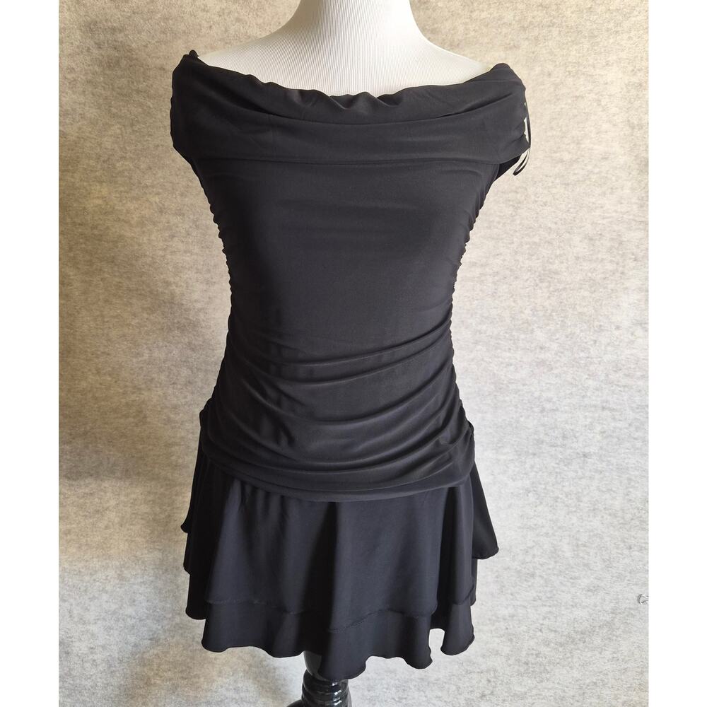 Black Fashion NOVA Teagan Strapless Mini Dress Size Large